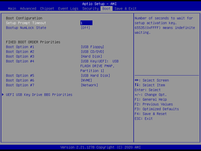 Boot Page